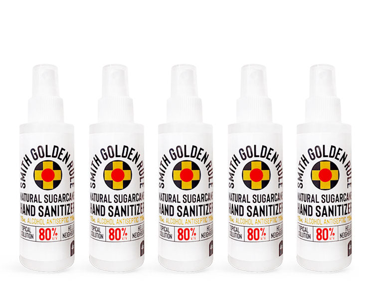 HAND SANITIZER - 4oz (5 Pack) SPRAY BOTTLE